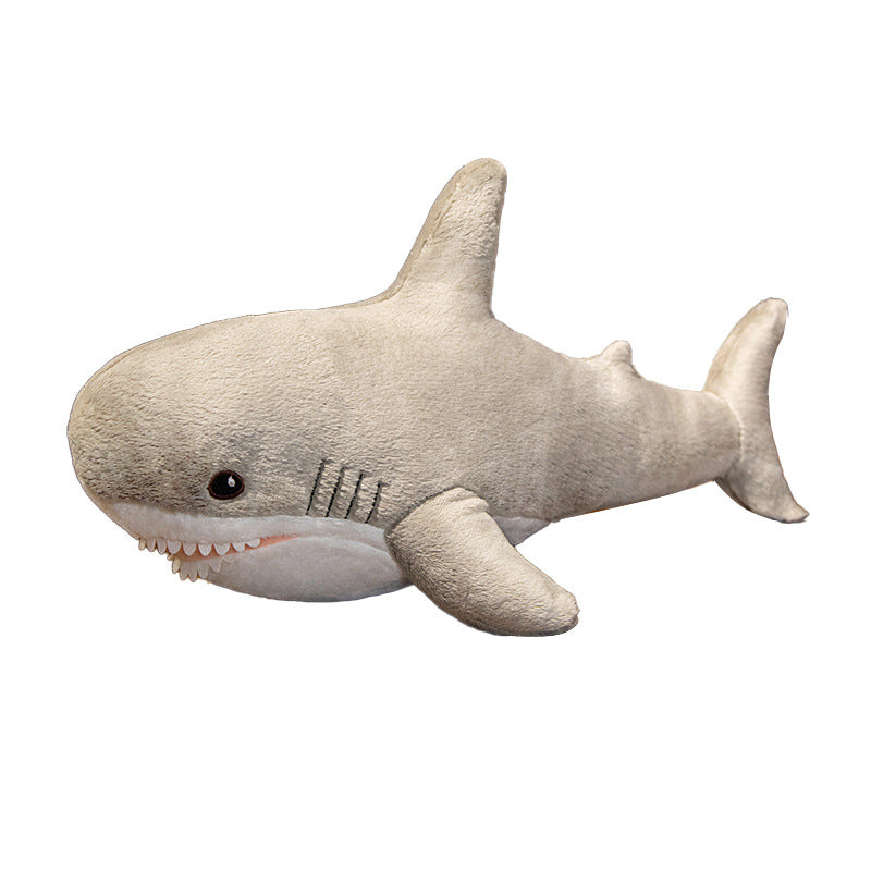 Shark Plush Pillow ? Cute Stuffed Toy Cushion for Kids