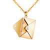 Fashion Jewelry Love You Envelop Necklace