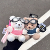 Pilot Bear plush pendant