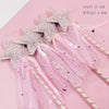 Girls pink sequins pentagram fairy wand magic wand Carnival Festival Children's Day party COSPLAY props