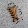 Sandalwood Four-in-One Meridian Massage Comb for Scalp and Acupoint Relief