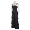 Women's Solid Color Sleeveless Jumpsuit - Wide Leg Romper With Adjustable Hem & 4 Pockets Summer Casual Outfit