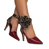 Coarse heel studded women's shoes