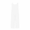 Women's Elegant Wide-Leg Jumpsuit - Button Front Formal & Casual Romper, Lightweight Wear
