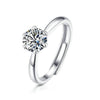 Adjustable diamond ring