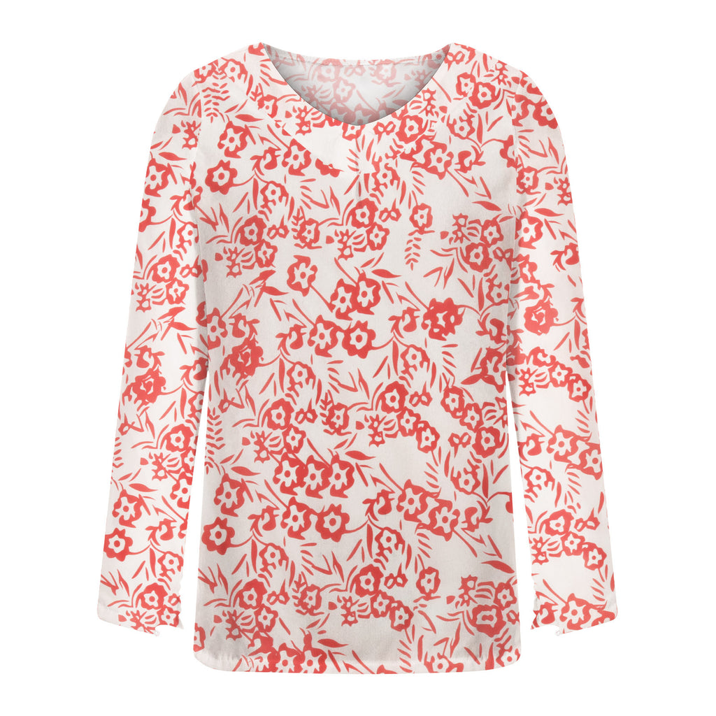 Women's Clothing Casual V-neck Temperament Top