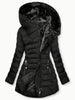 Zip-up Hoodie Puffy Coat