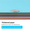 Handmade colored cardstock