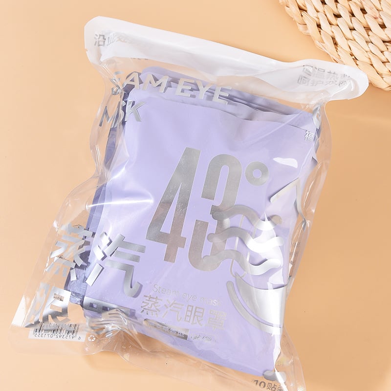 Self-Heating Steam Eye Mask with Lutein for Hot/Cold Therapy, Multiple Scents