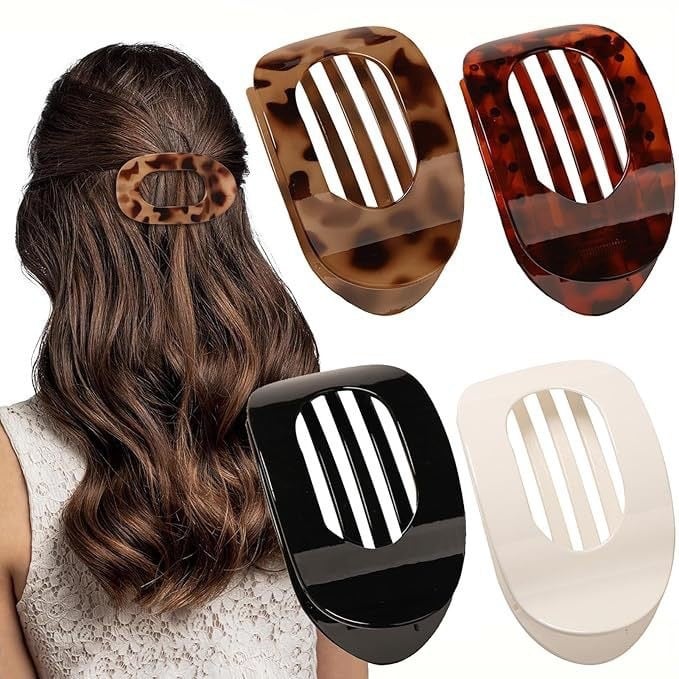 Hair gripper clip set, frosted gripper clip hair accessory