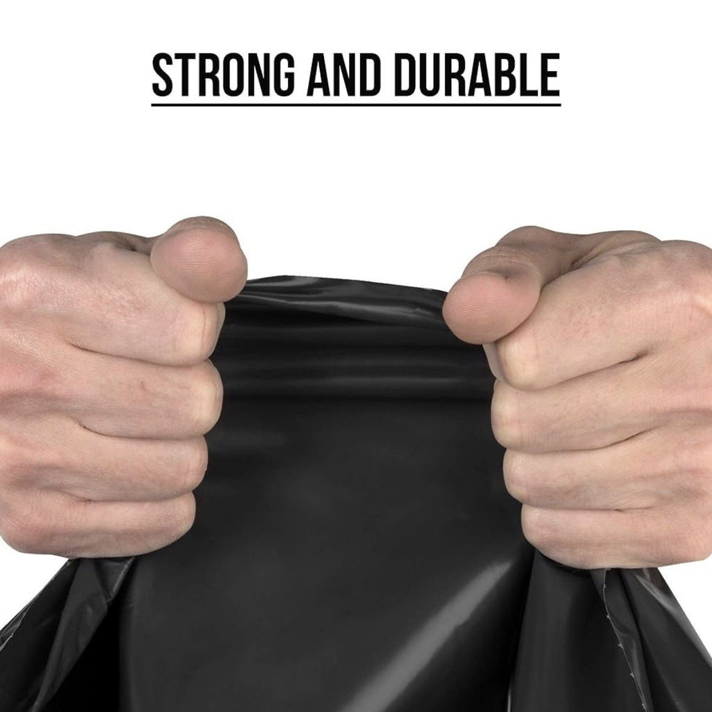 Flat-mouthed light-proof garbage bag