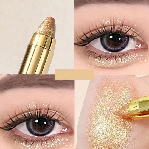 High-gloss double-headed pearlescent fine flash contour and brightening eyeshadow stick
