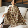 National Style Elegant Cashmere Scarf Double-sided Dual-use Jacquard Shawl