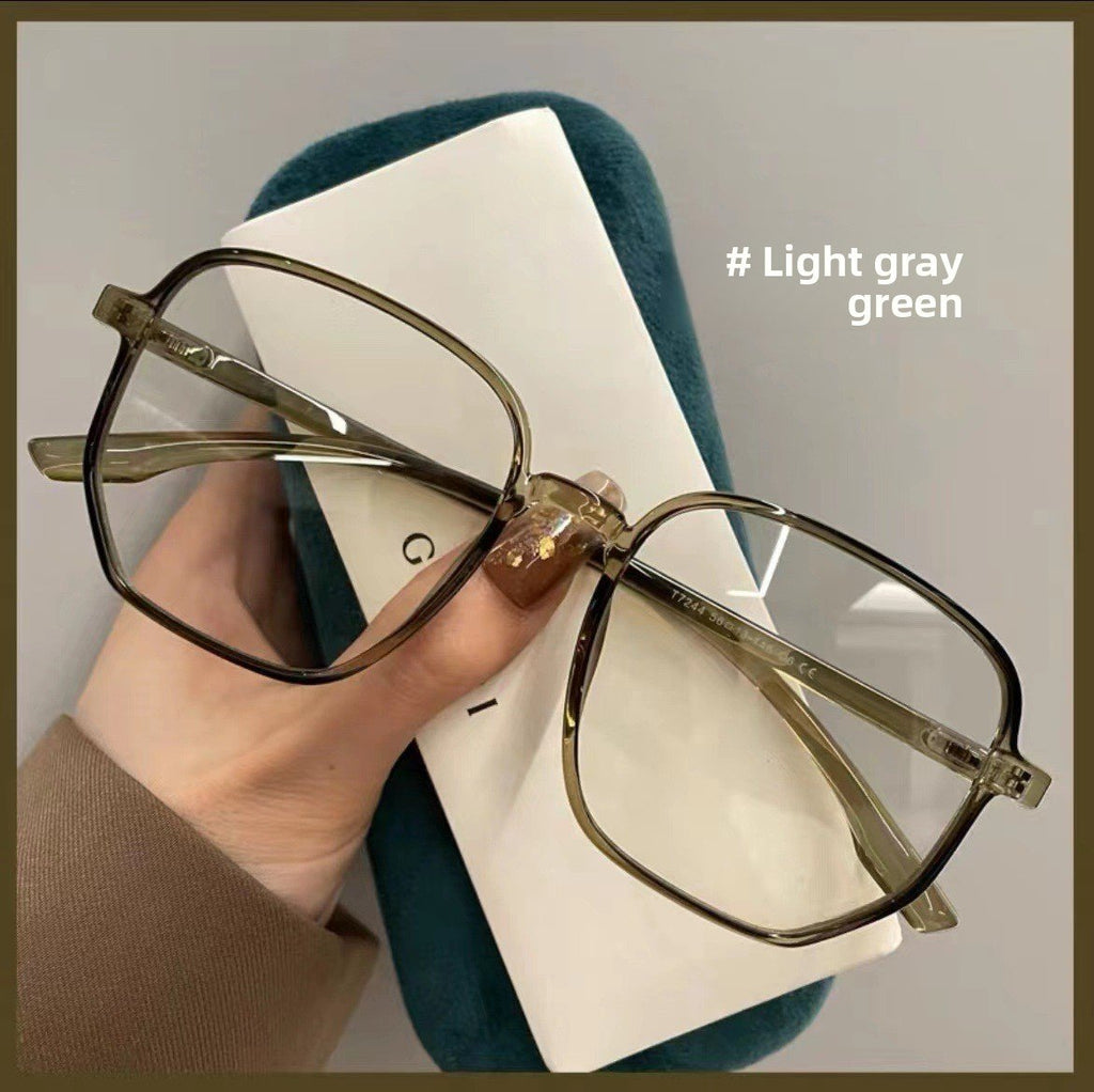 Polygonal myopia glasses frame