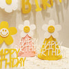 Felt hat children's birthday non-woven hat party yellow crown decorative hat diy crown props