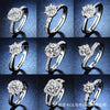 Adjustable diamond ring