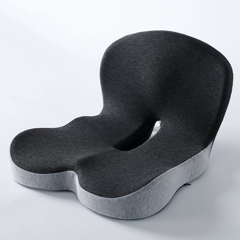 Memory foam one-piece cushion backrest integrated cushion pillow student office chair cushion car waist support butt cushion