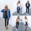 Leggings - Cropped Low-rise Solid Color Coffee