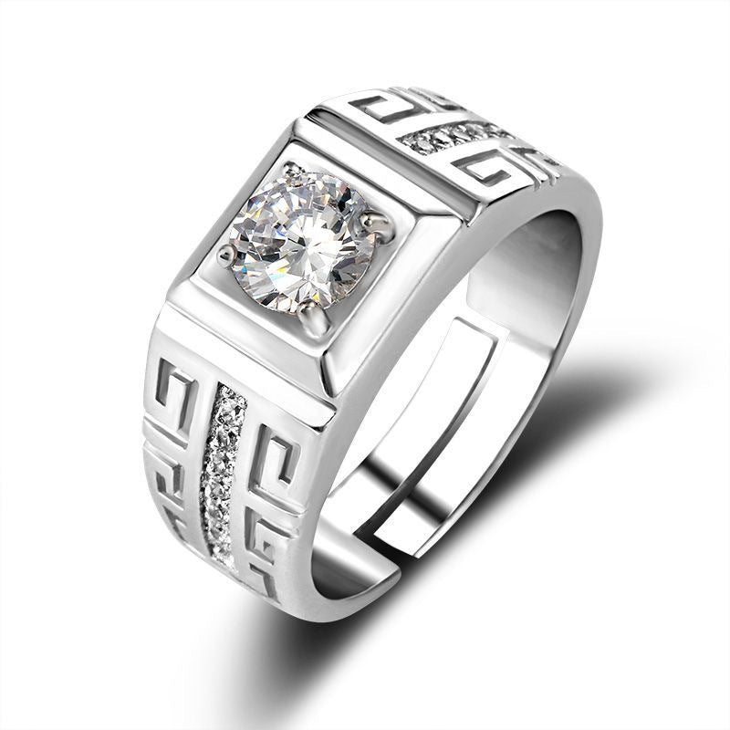 Adjustable diamond ring