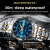 Waterproof luminous watch for men