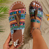 Bohemian flat beach sandals