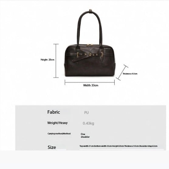 Retro Large Capacity Shoulder Bag for Women