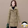 Loose Mid-length High Collar Warm Cotton Coat Jacket