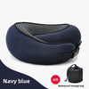 A U-shaped neck guard pillow that can be stored