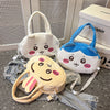 Ursage cute plush handbag girl messenger bag gift storage bag handbag gift