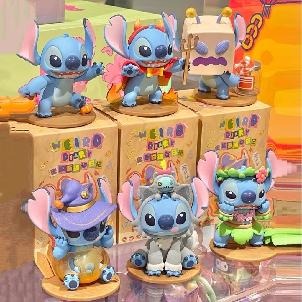 Stitch Funny Diary Series Blind Box Stitch Trendy Play Hand-made Doll Doll Desktop Ornaments Girl Gift