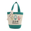 Cartoon-printed bucket bag