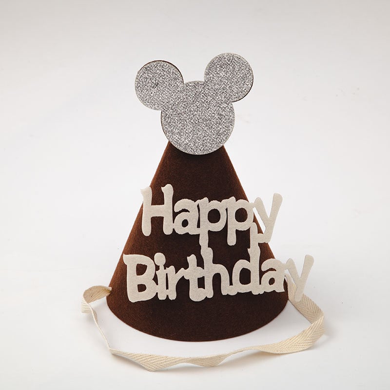 Felt hat children's birthday non-woven hat party yellow crown decorative hat diy crown props
