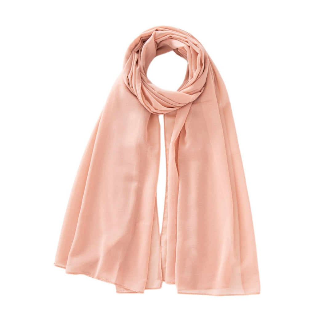 Monochrome Pearl Chiffon Bubble Scarf