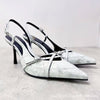 Jeans fabric high-heeled sandals