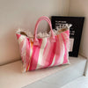 Letter Tassel Canvas Bag