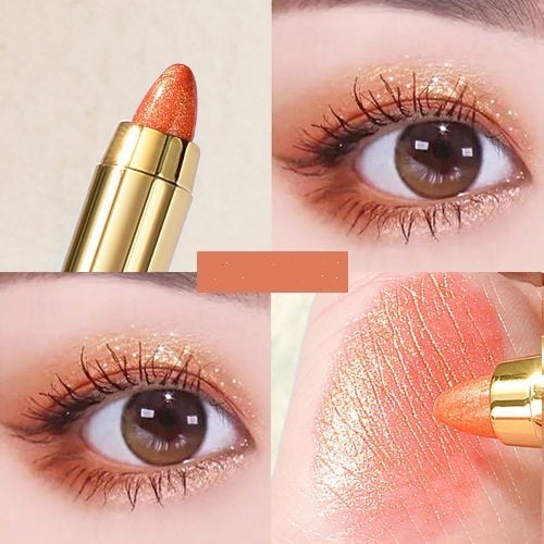 High-gloss double-headed pearlescent fine flash contour and brightening eyeshadow stick