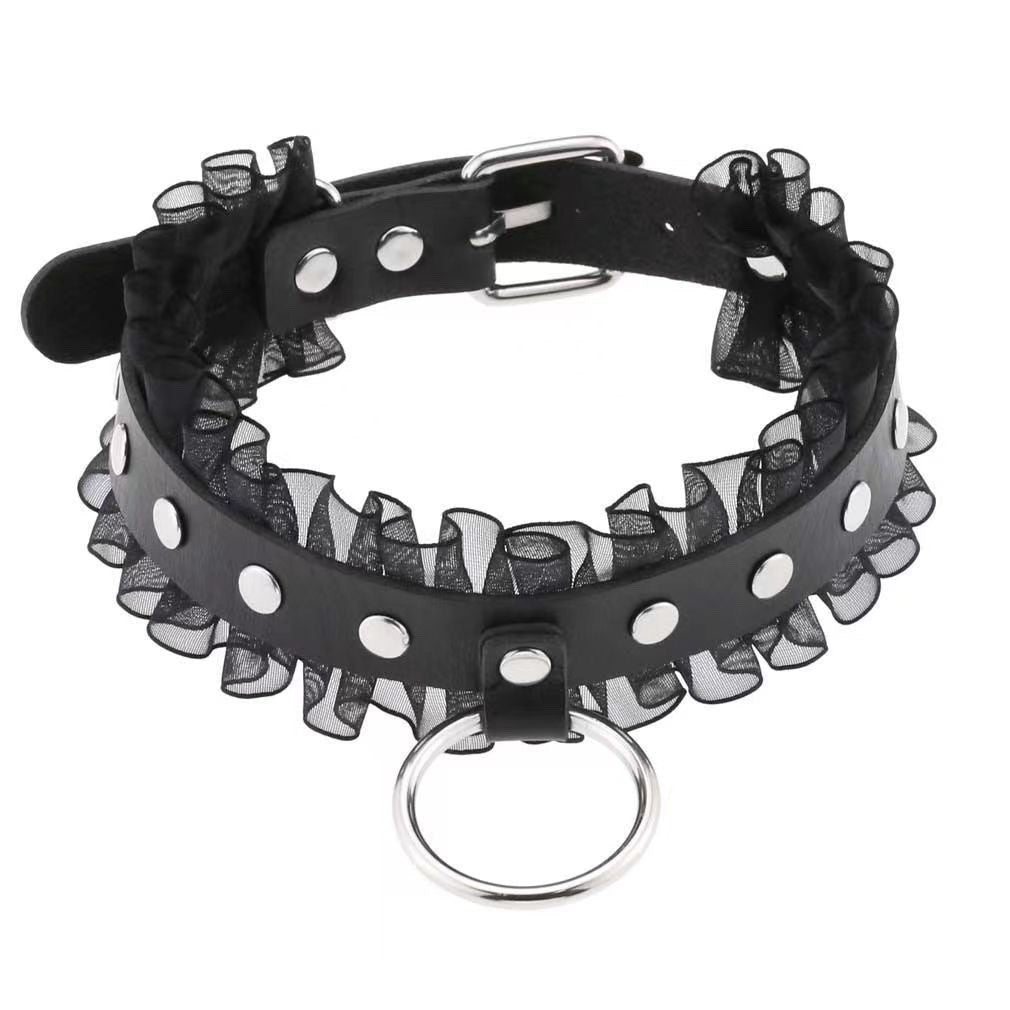 Lace collar pull rope