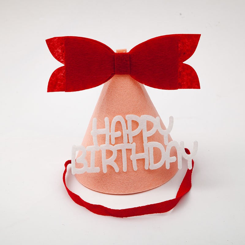 Felt hat children's birthday non-woven hat party yellow crown decorative hat diy crown props