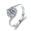 Adjustable diamond ring
