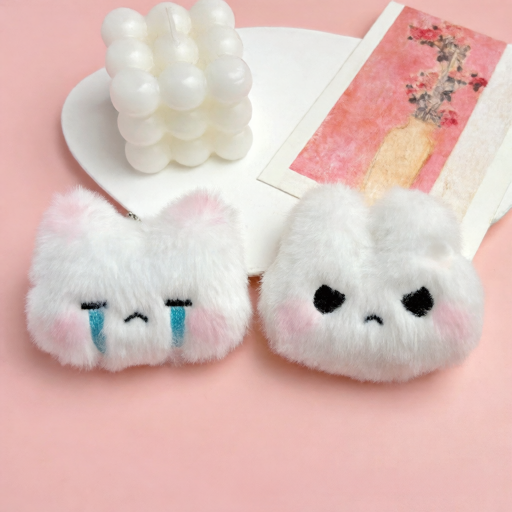 Cute Squeaky Plush Pendant Keychain