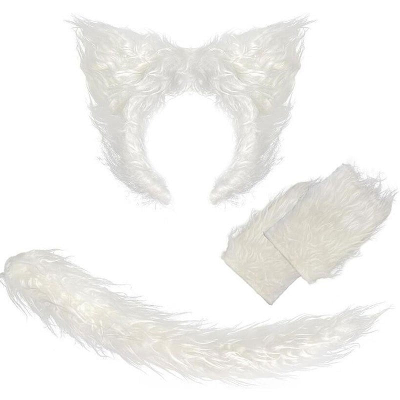 Wolf Ears Head Button Mask