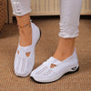 Large-size casual comfortable women's leather shoes