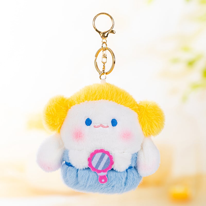 Little White Dog Plush Doll Squeaking Doll Children's Plush Toy Gift for Girlfriend
