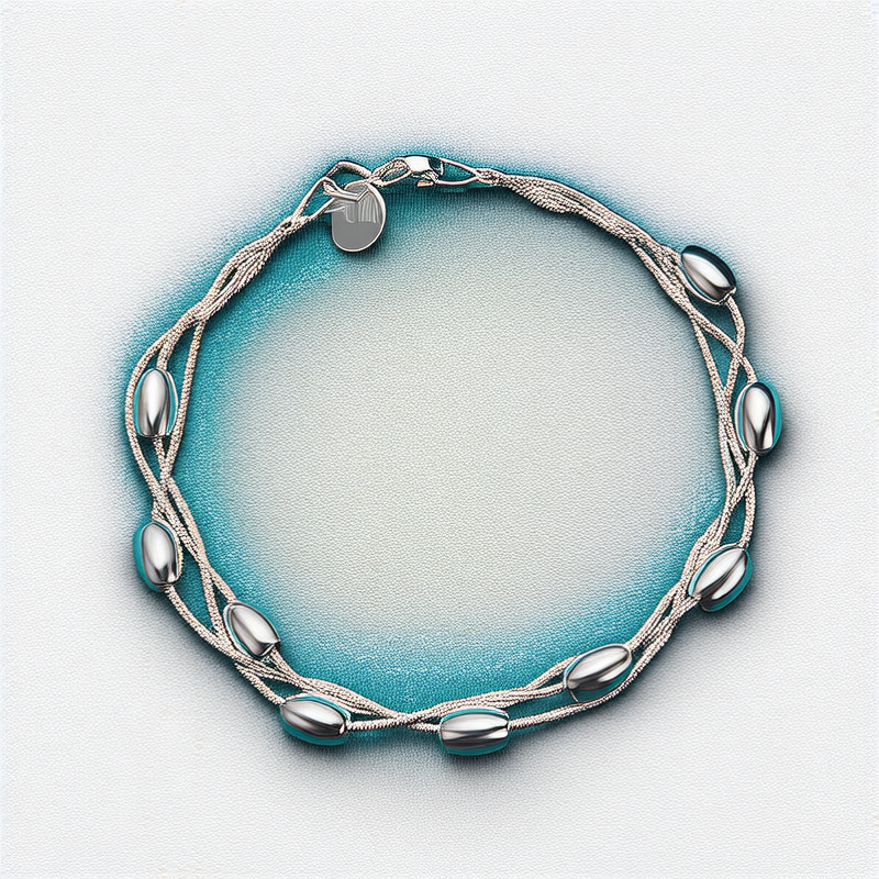 Oval beads bracelet