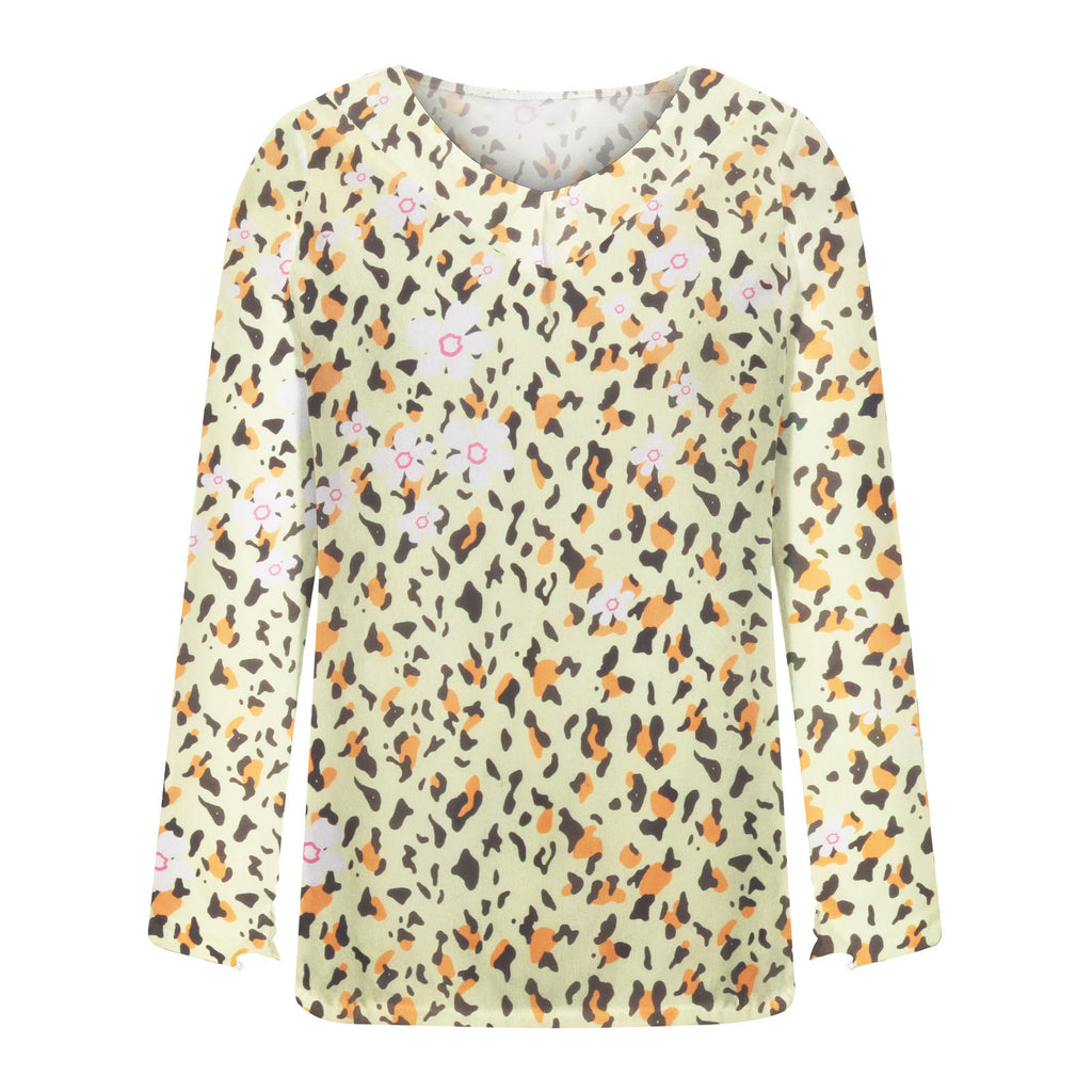 Women's Clothing Casual V-neck Temperament Top
