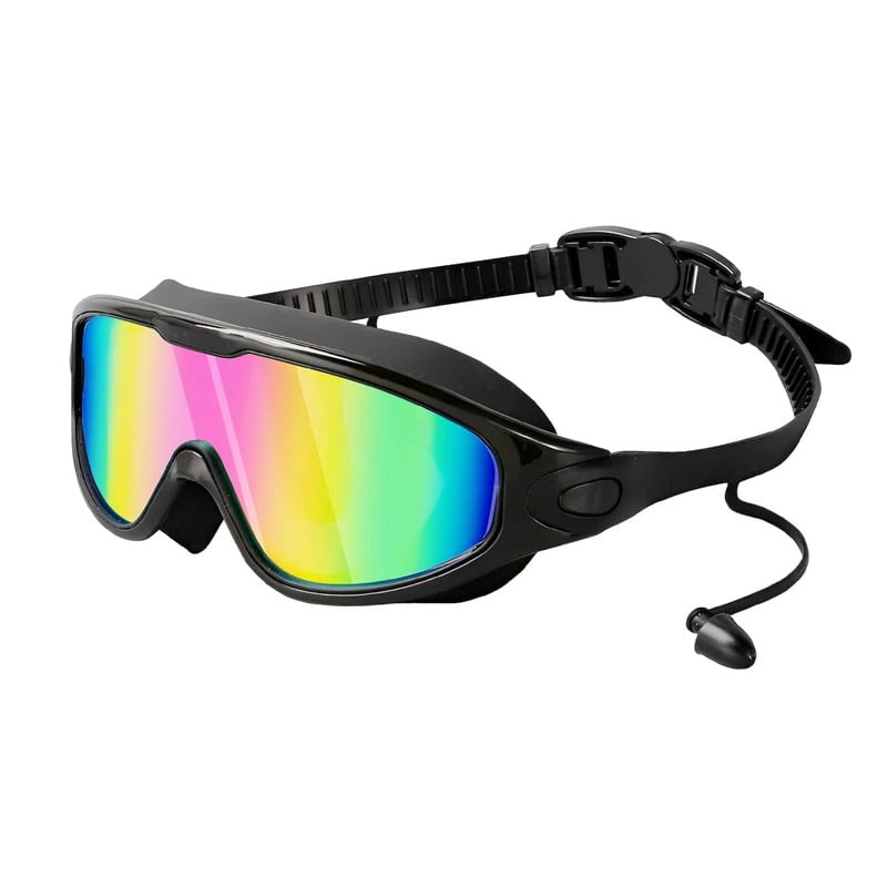 Electroplated waterproof, anti-fog, high-definition wide-field swimming goggles for both men and women