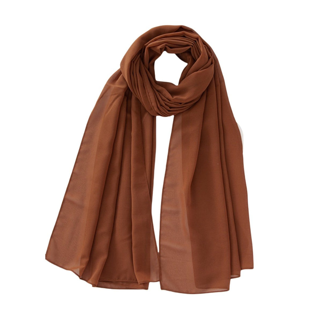 Monochrome Pearl Chiffon Bubble Scarf
