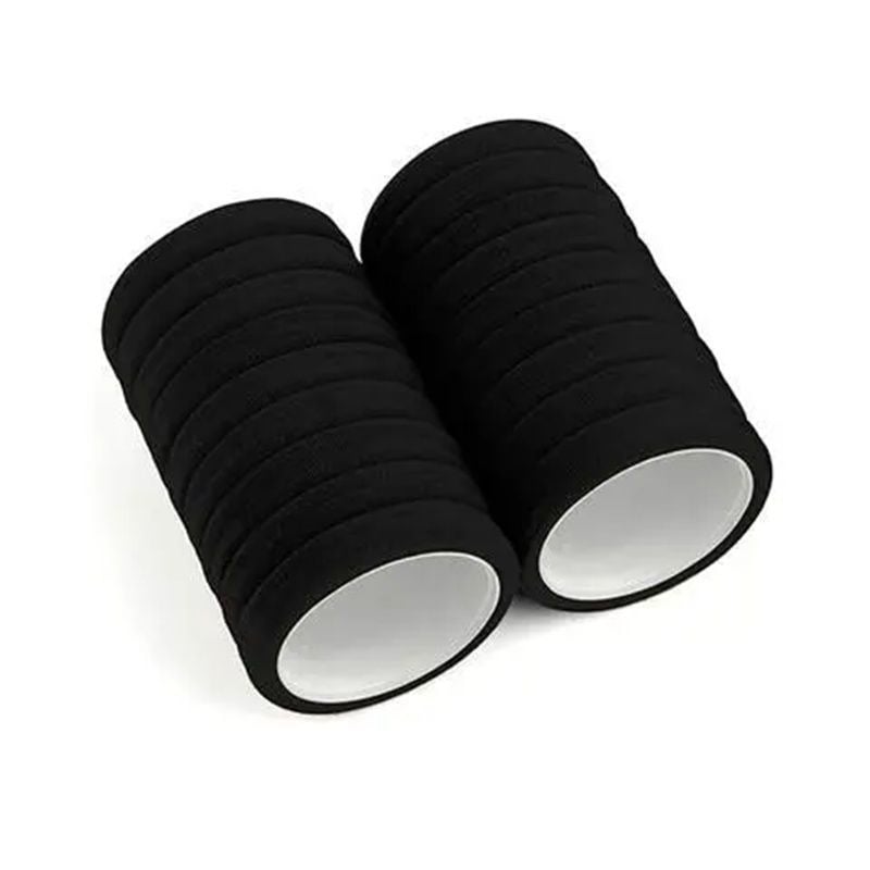 Tie hair with hair ties