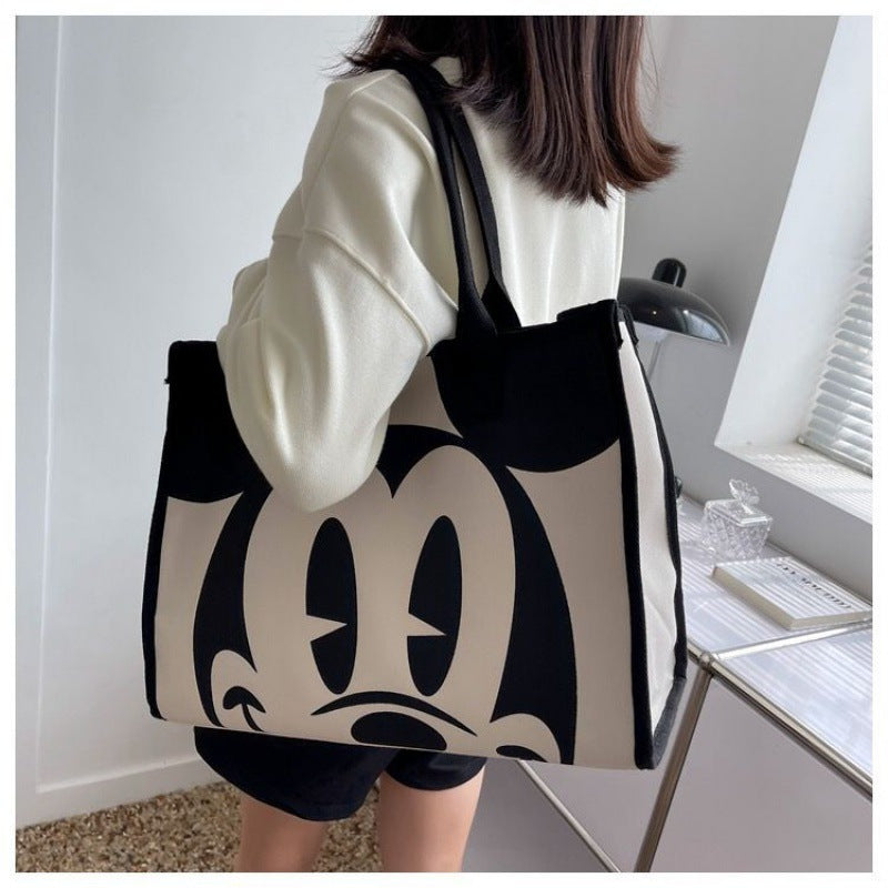 Women's printed canvas bag