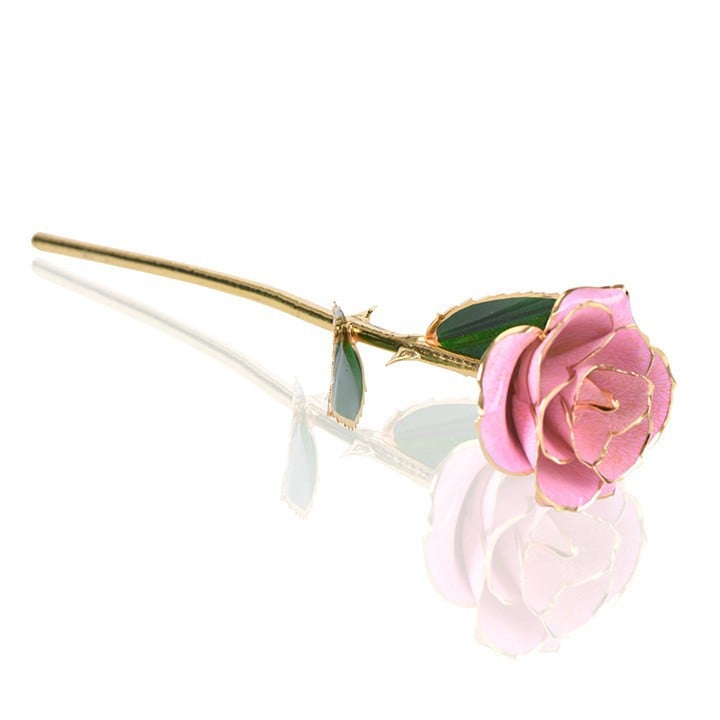 Paint rose real gold simulation rose gift box Valentine's Day gift Christmas gift wholesale
